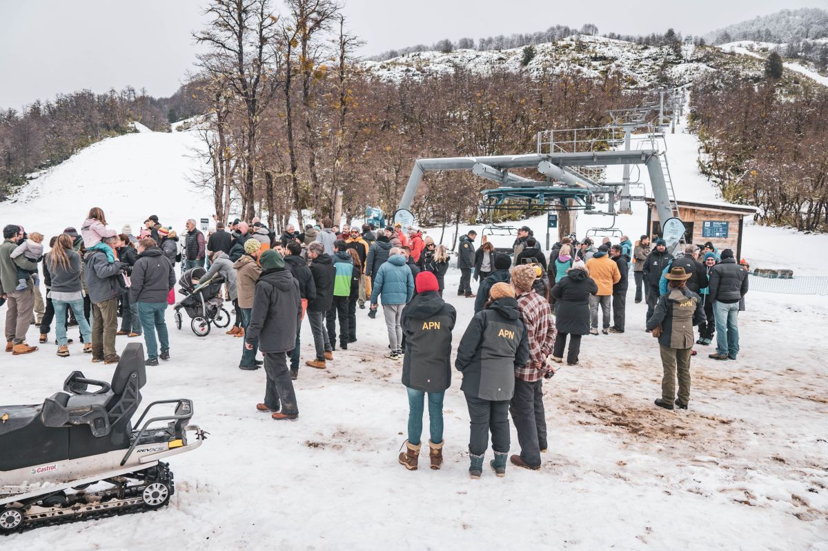 Lago Hermoso Ski Resort inauguró su silla cuádruple y en breve anunciará el inicio de temporada