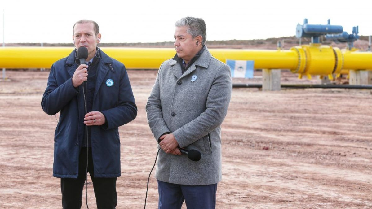 Gutiérrez y Figueroa participaron de la inauguración del gasoducto Néstor Kirchner en Tratayén
