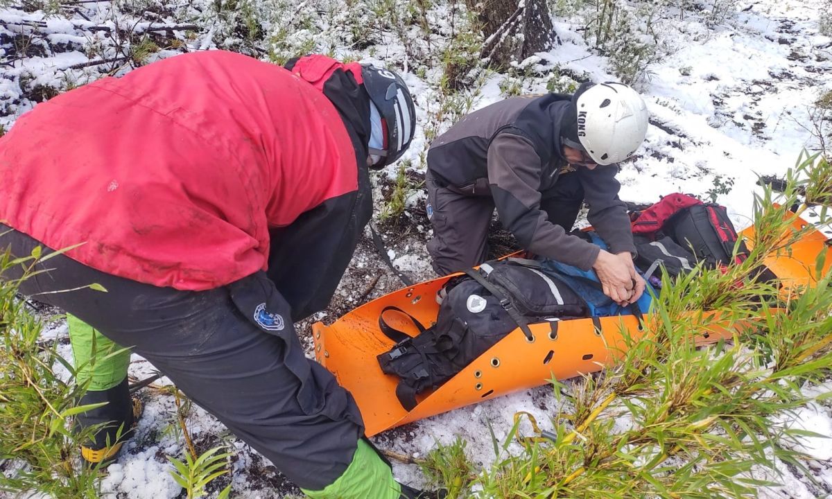 Personal del Parque Nacional Lanín realizó practicas en terreno