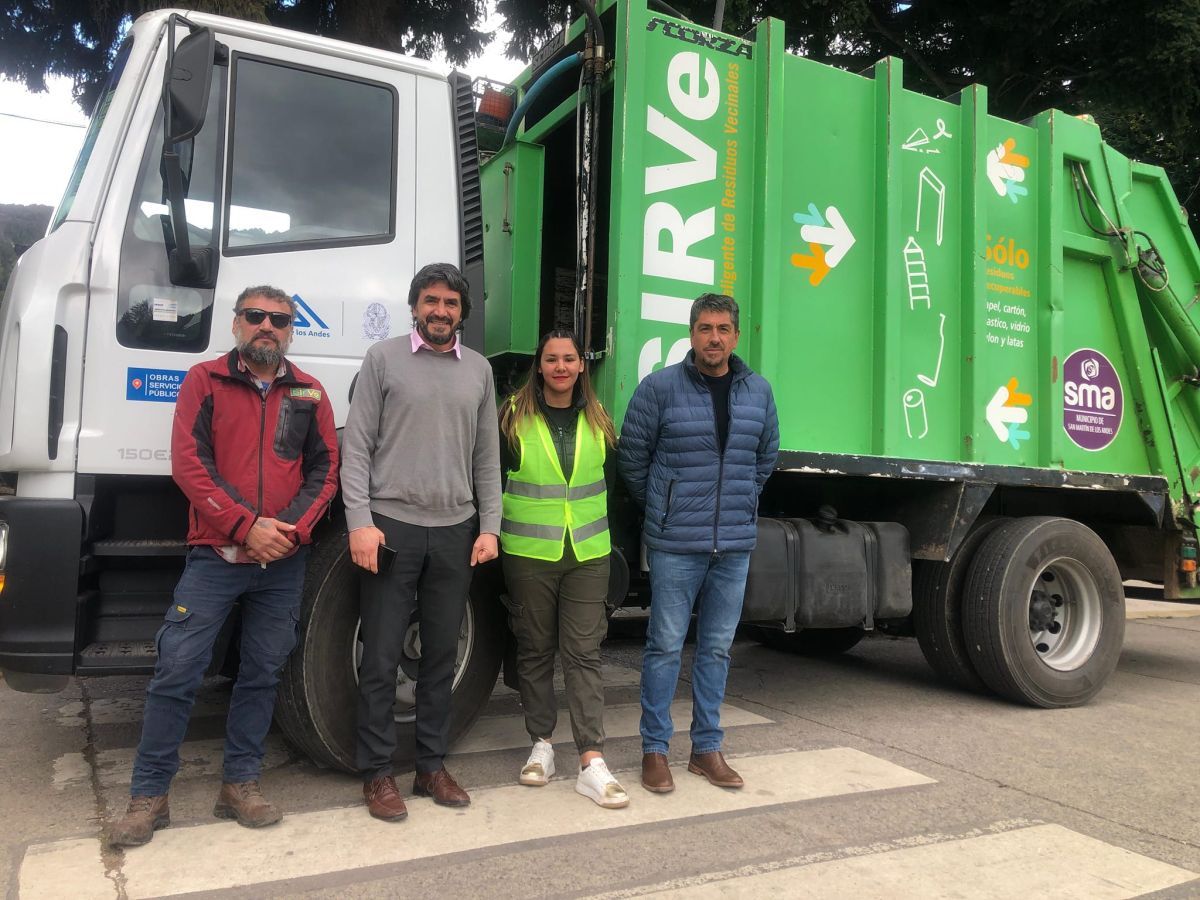 El municipio adquirió un nuevo camión para la recolección de reciclables