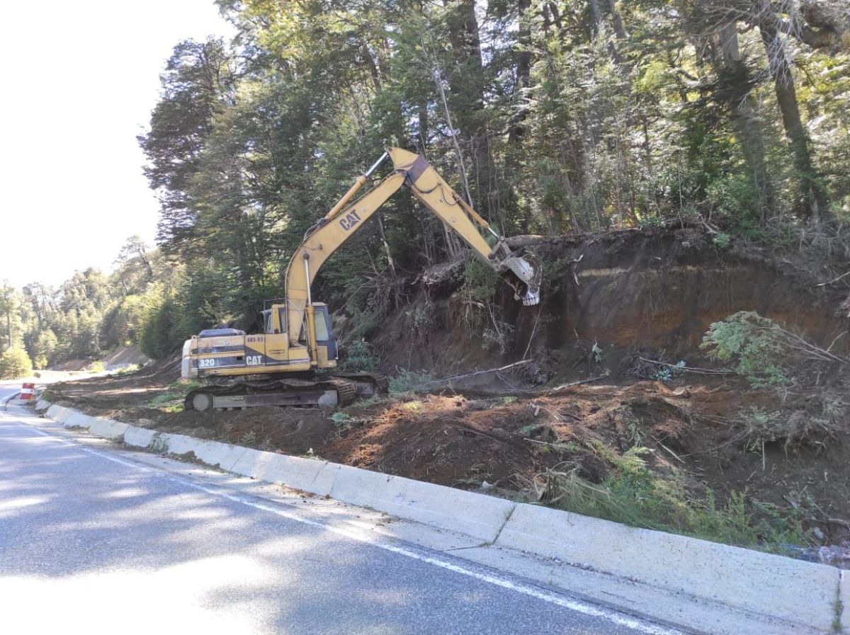 Vialidad comenzó la obra de desvío en la Ruta 40 donde se produjo el ...