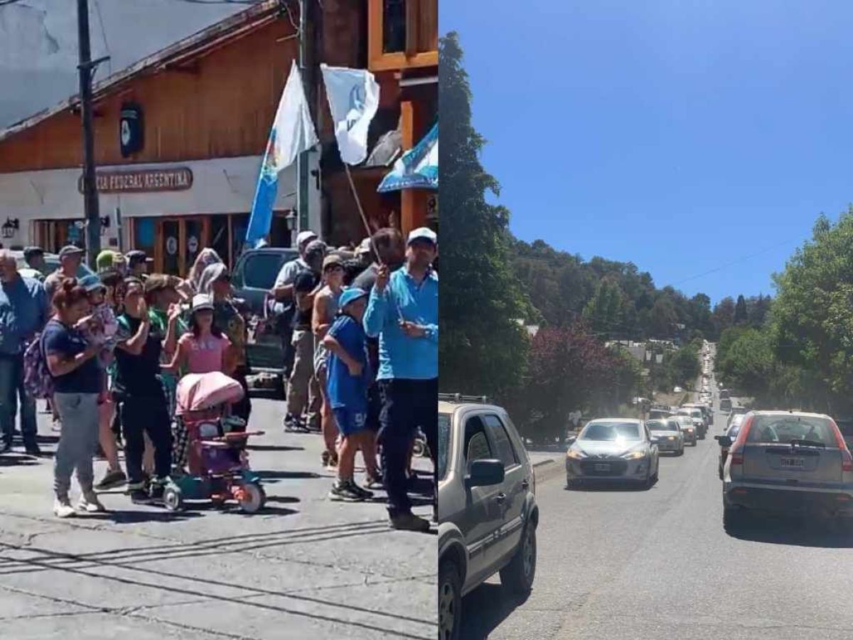 El Paro General se sintió en San Martín de los Andes: masiva manifestación y caos vehicular