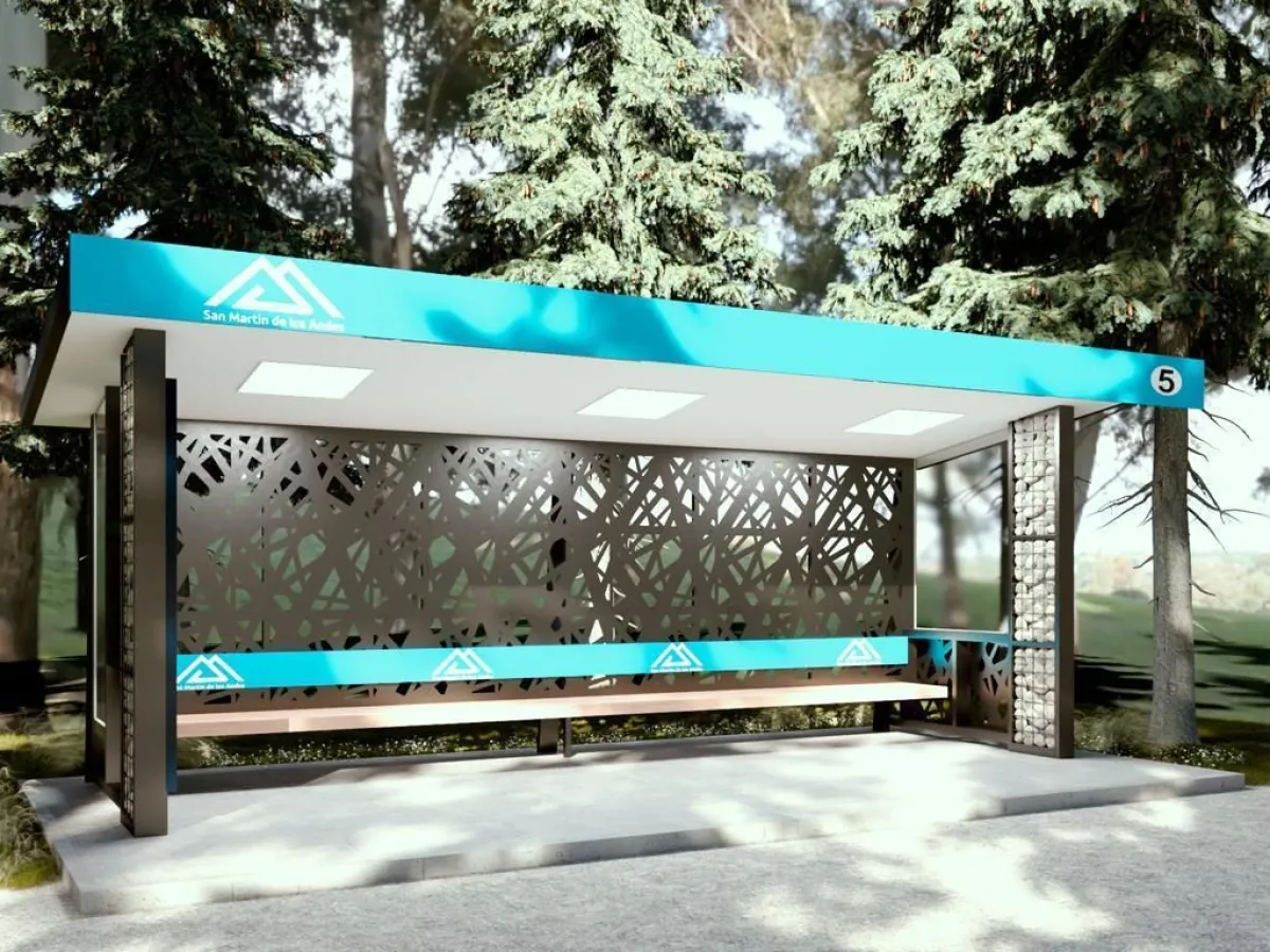 Parada inteligente San Mart&iacute;n de los Andes.