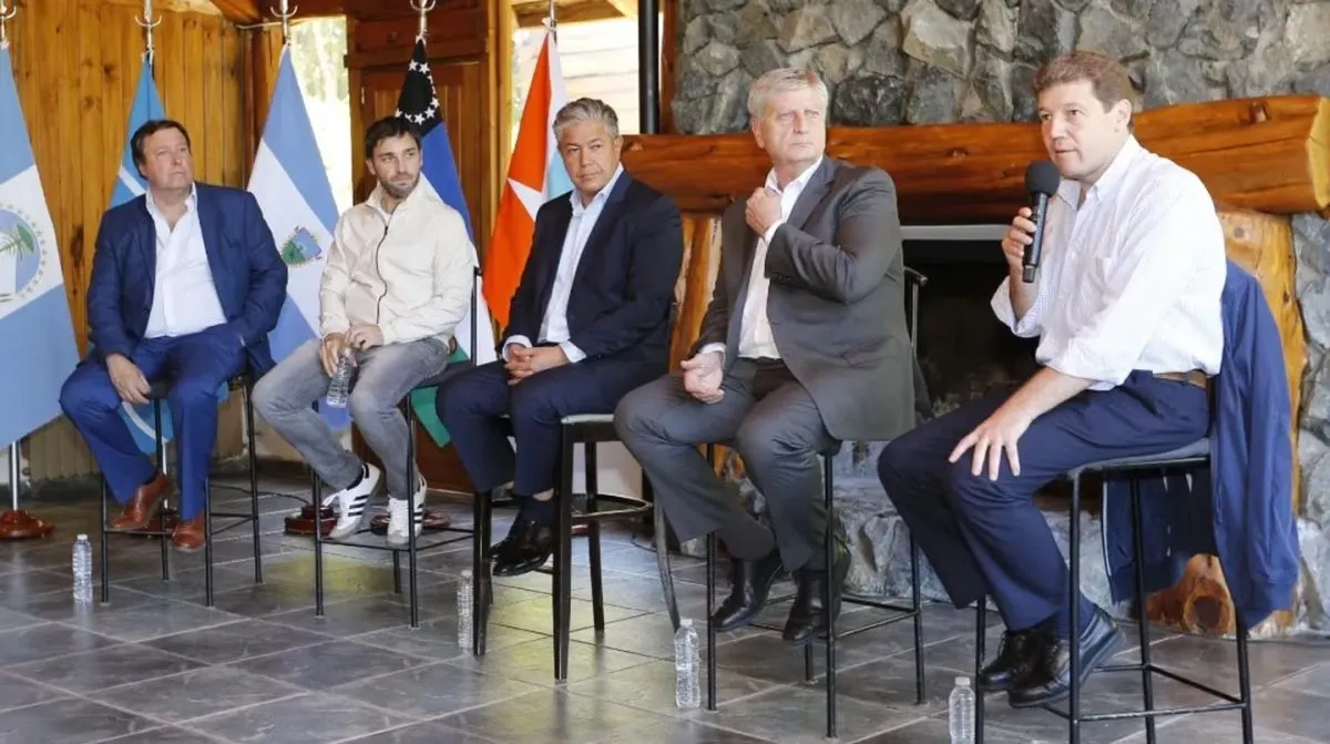 Los gobernadores patagónicos en la última reunión realizada en Villa La Angostura