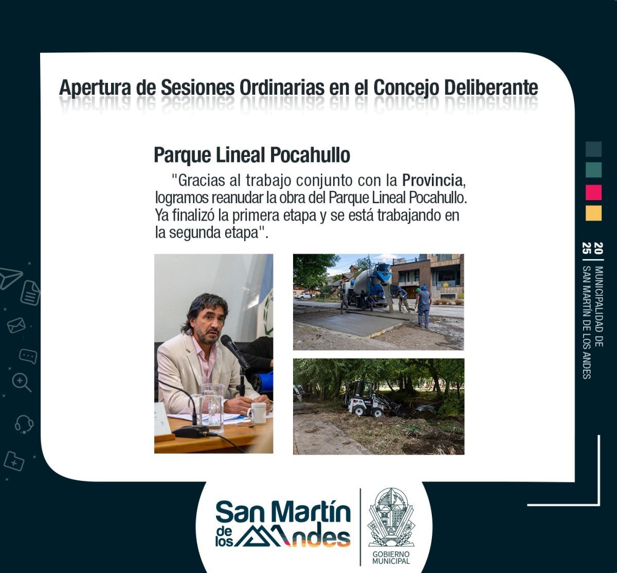 Saloniti abrió el nuevo período de sesiones del Concejo Deliberante