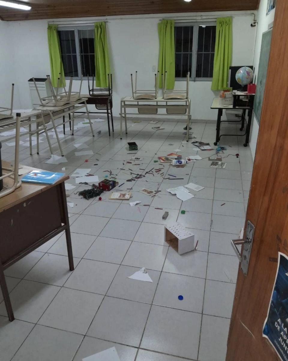 Vandalismo en la Escuela 146