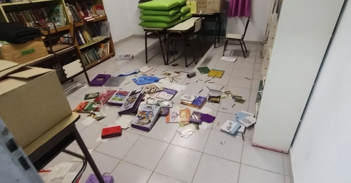 Vandalismo en la Escuela 146