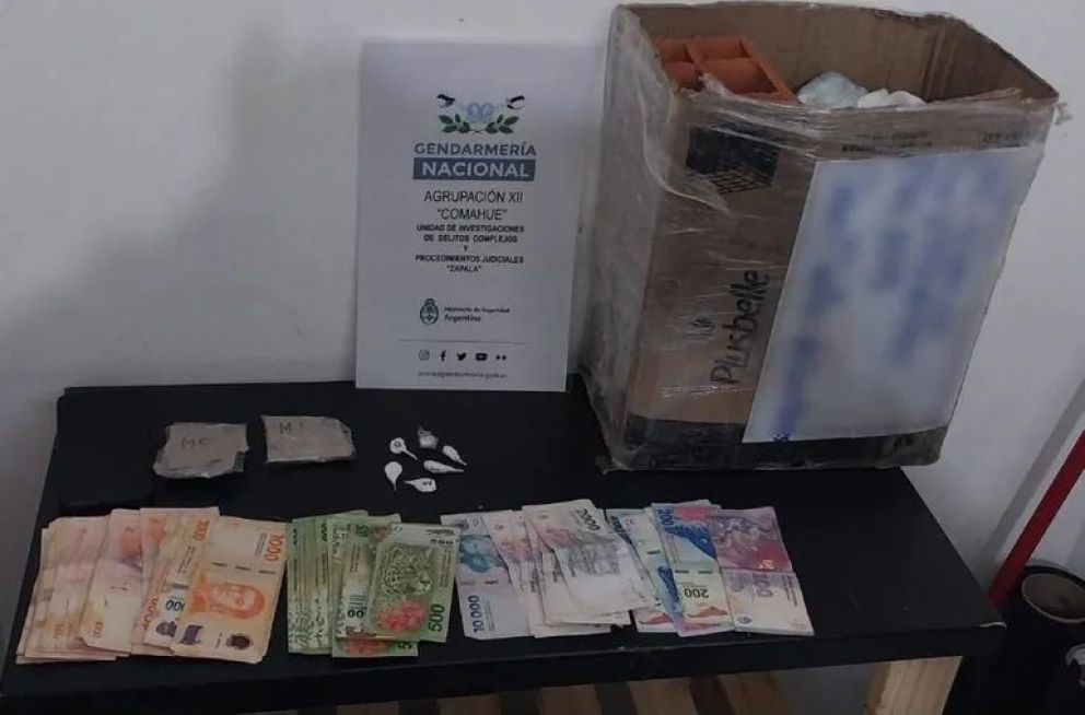 Gendarmería incautó más de 12 kilos de marihuana y detuvo a tres personas