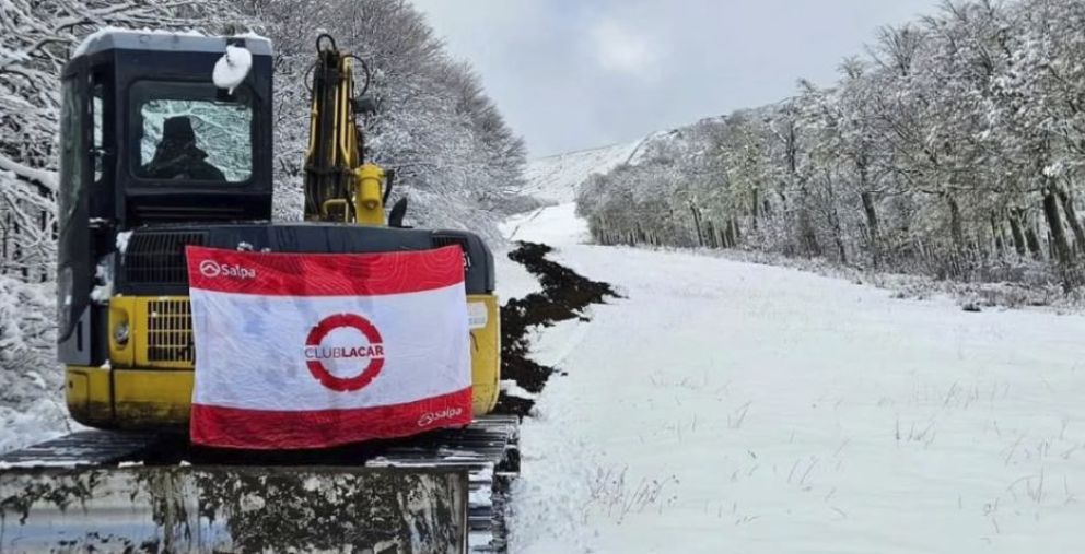 El Club Lacar completó una obra estratégica para el cronometraje de competencias en Chapelco