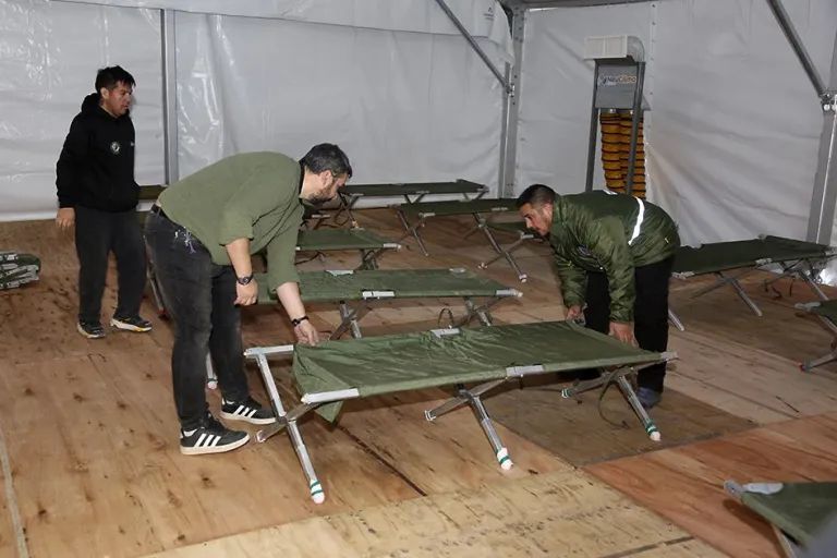 Provincia habilita un centro nocturno para personas en situación de calle en Ciudad Deportiva