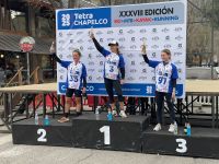 Ferroni, Moreno y Guereña Araiz, las tres mejores del Tetratlón de Chapelco 2025