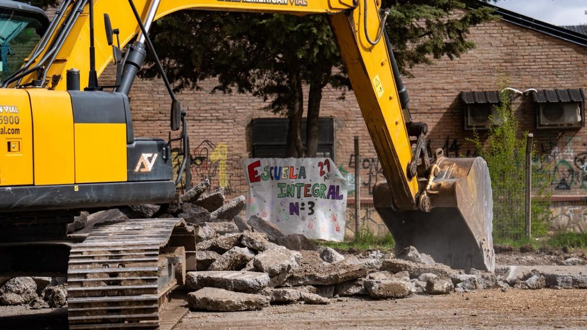 Avanza la nueva Escuela Integral N° 3 en Chacra 4