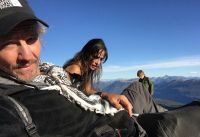 Cuestionan a Facundo Arana por volar un dron en Nahuel Huapi y subirlo a las redes