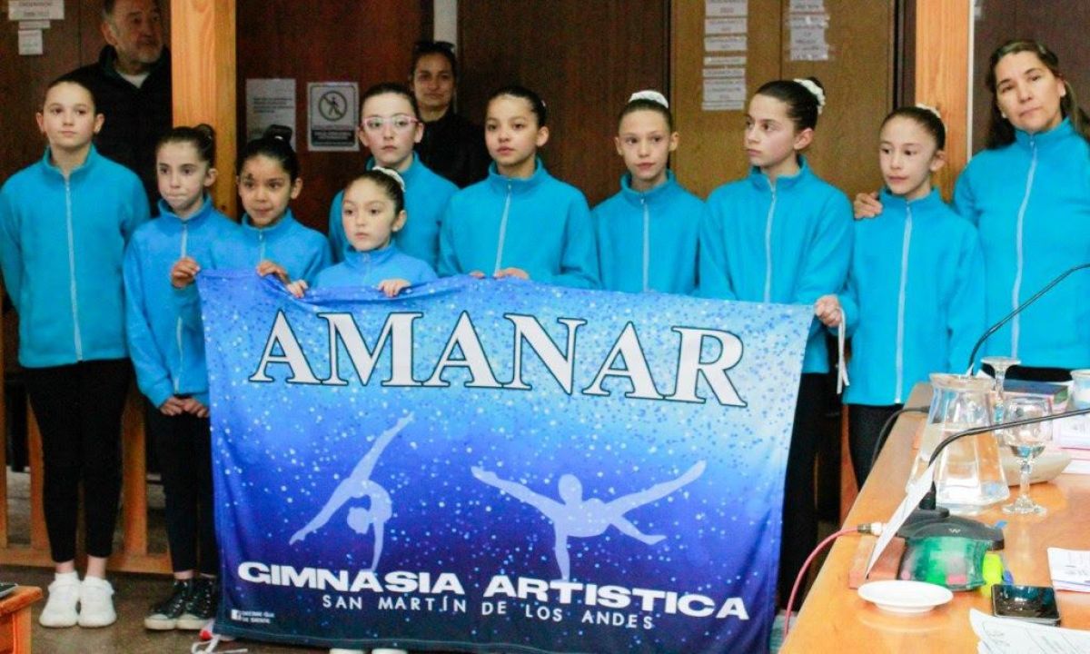 Reconocimiento a las gimnastas de Amanar: nuevas embajadoras deportivas de San Martín de los Andes