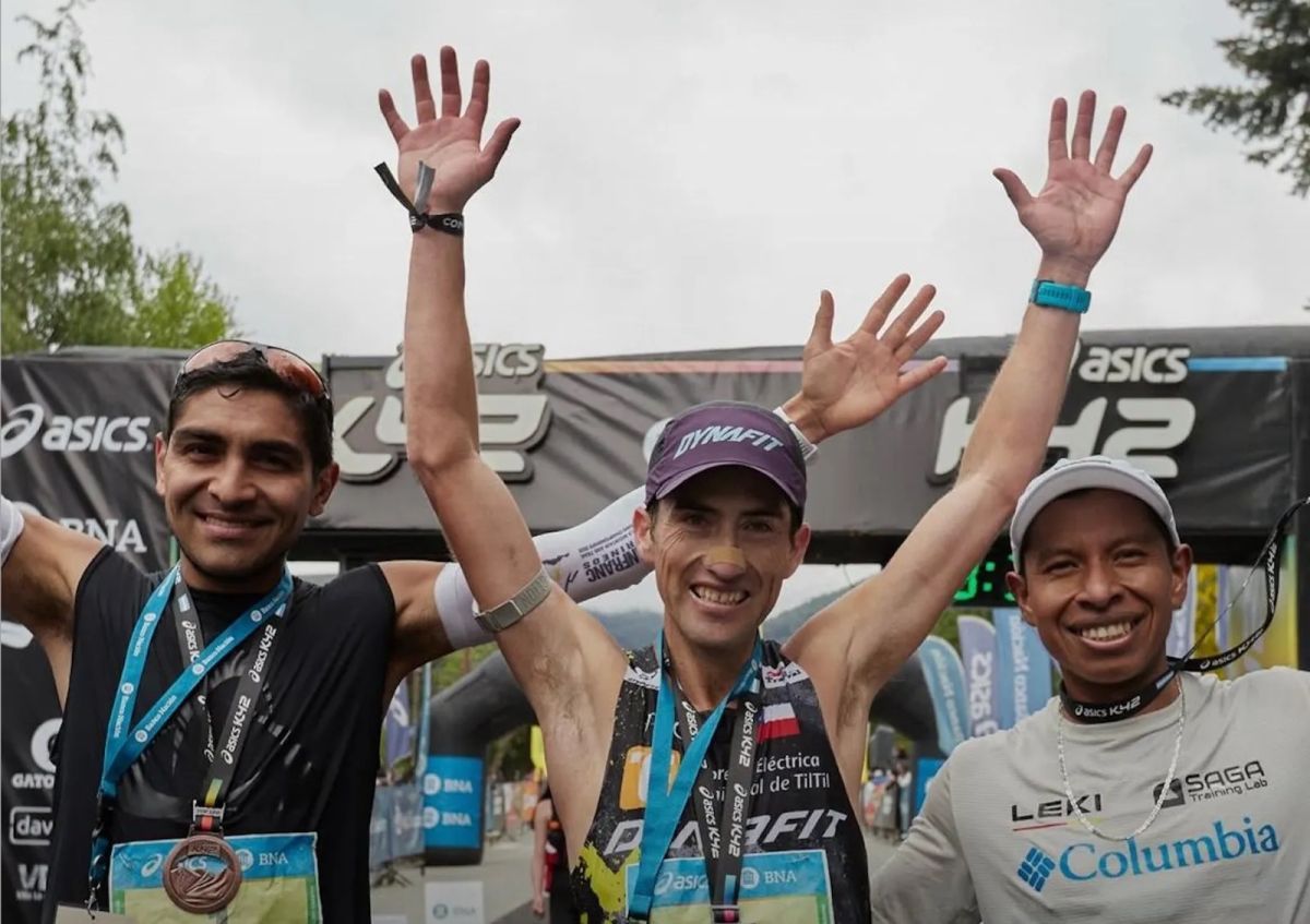 Luis Valle Barrientos se impuso en el K42 de Villa La Angostura y cruzó la meta en 3h33m00s