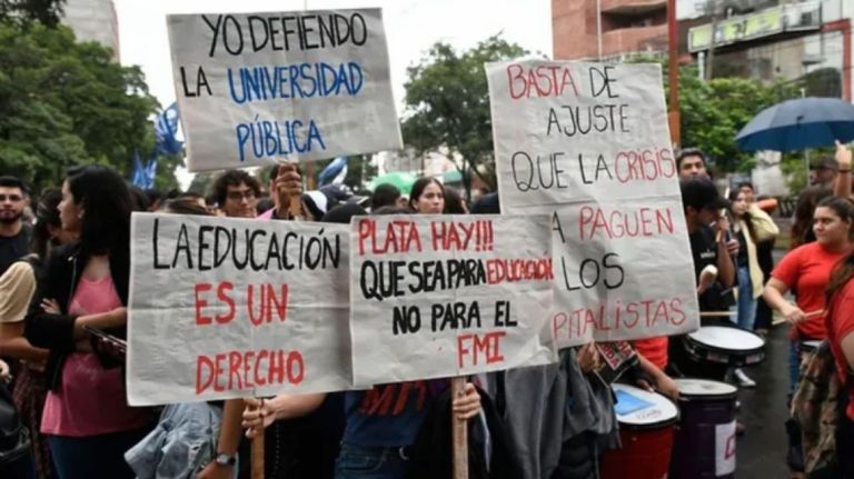 Universidades públicas anuncian un paro nacional de 72 horas en reclamo ...