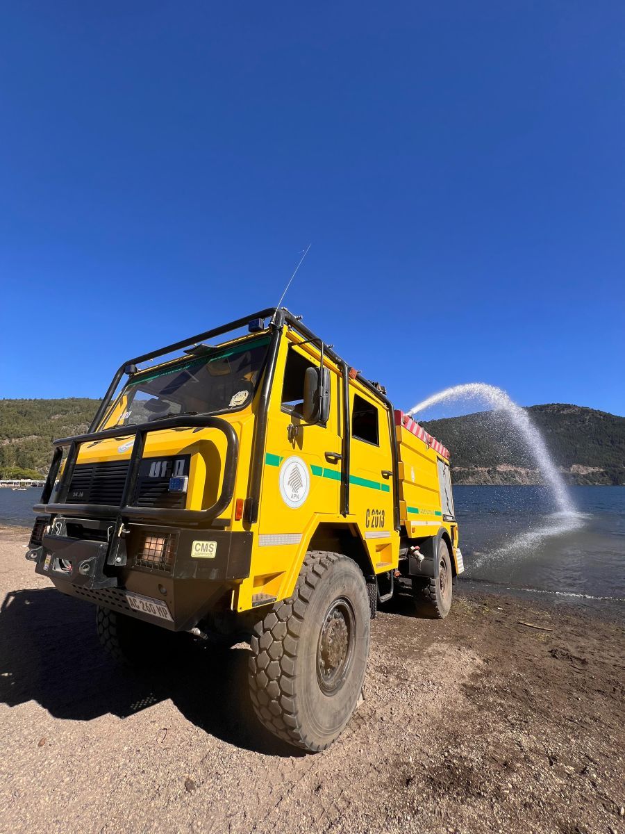 San Martín fue sede de una formación de élite para bomberos junto a instructores franceses