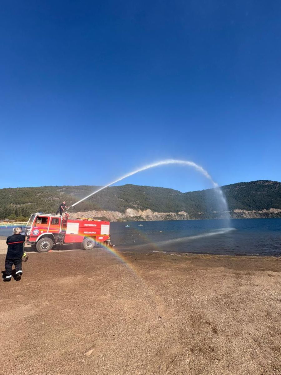 San Martín fue sede de una formación de élite para bomberos junto a instructores franceses