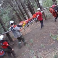 Dos rescates en senderos del Parque Nacional Lanín movilizaron a brigadistas del ICE Sur