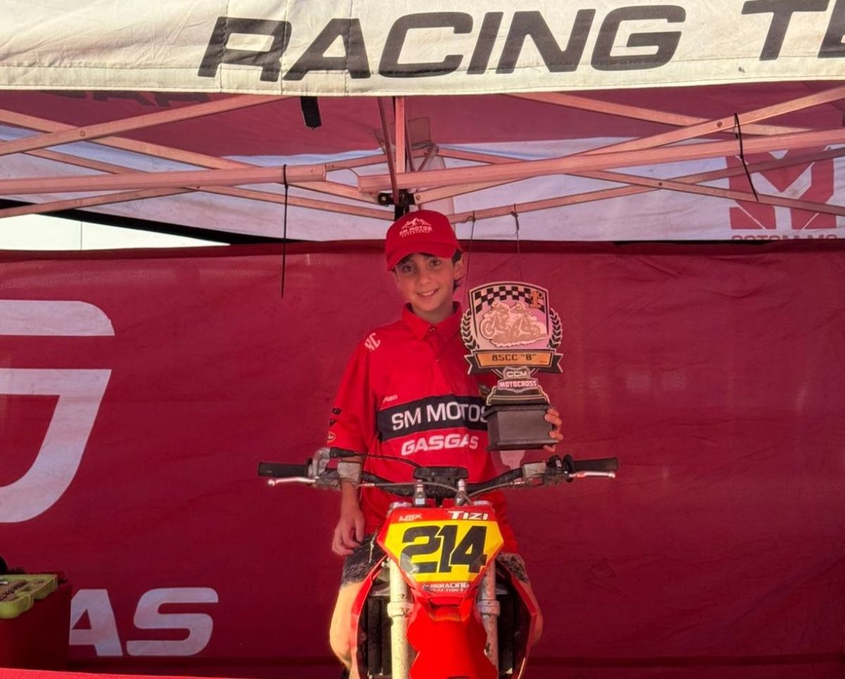 Exitoso debut de Tiziano Sepúlveda en la categoría 85cc del MX Cordobés