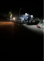 Dos heridos tras un vuelco en la Ruta 237