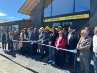 Inauguraron la primera etapa de ampliación del Aeropuerto Chapelco