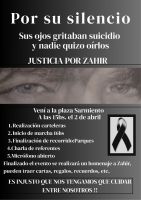 Adolescentes convocan a una marcha por Zahir y reclaman mayor atención en salud mental
