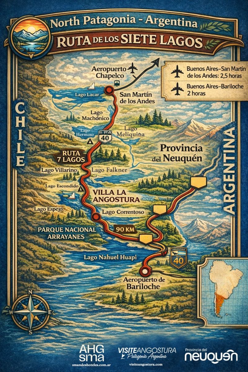 Villa La Angostura y San Martín de los Andes sellan una alianza para posicionarse en el turismo internacional