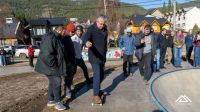 Recorrida por obras para educación, vivienda, turismo y conectividad para la localidad cordillerana