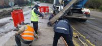 Reparan calzadas en los principales accesos al centro de San Martín de los Andes