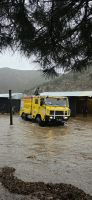 Evacuaron el sector viejo de internación del hospital de Aluminé por el temporal