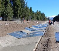 Retoman las obras de pavimentación de la Ruta Provincial 62 entre Laguna Rosales y Lolog